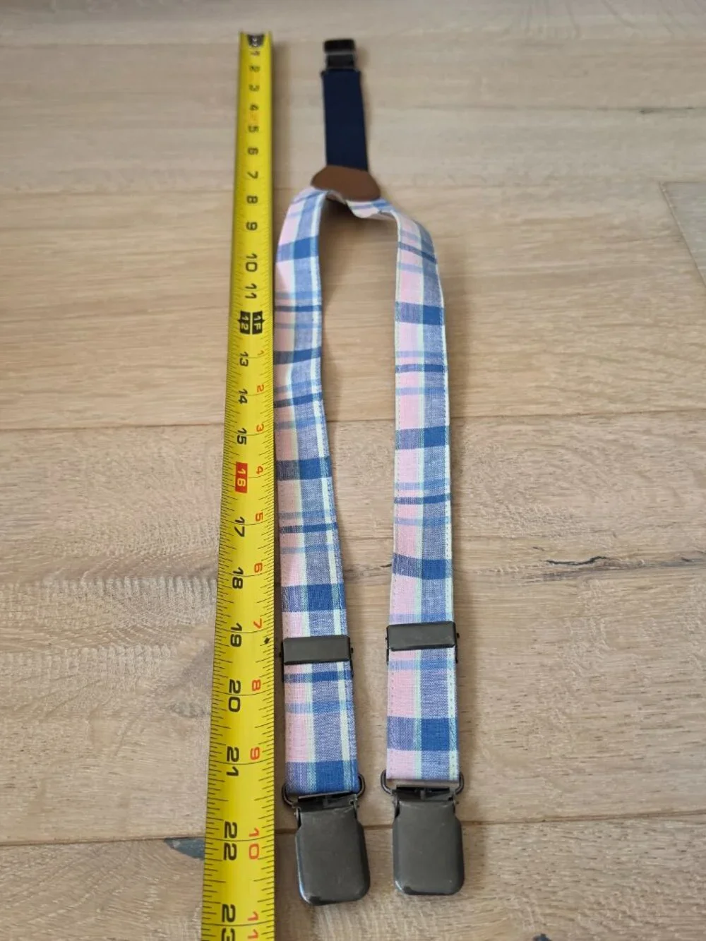 Janie & Jack Plaid Suspenders + Bow Tie Set (0-2T Baby/Toddler)